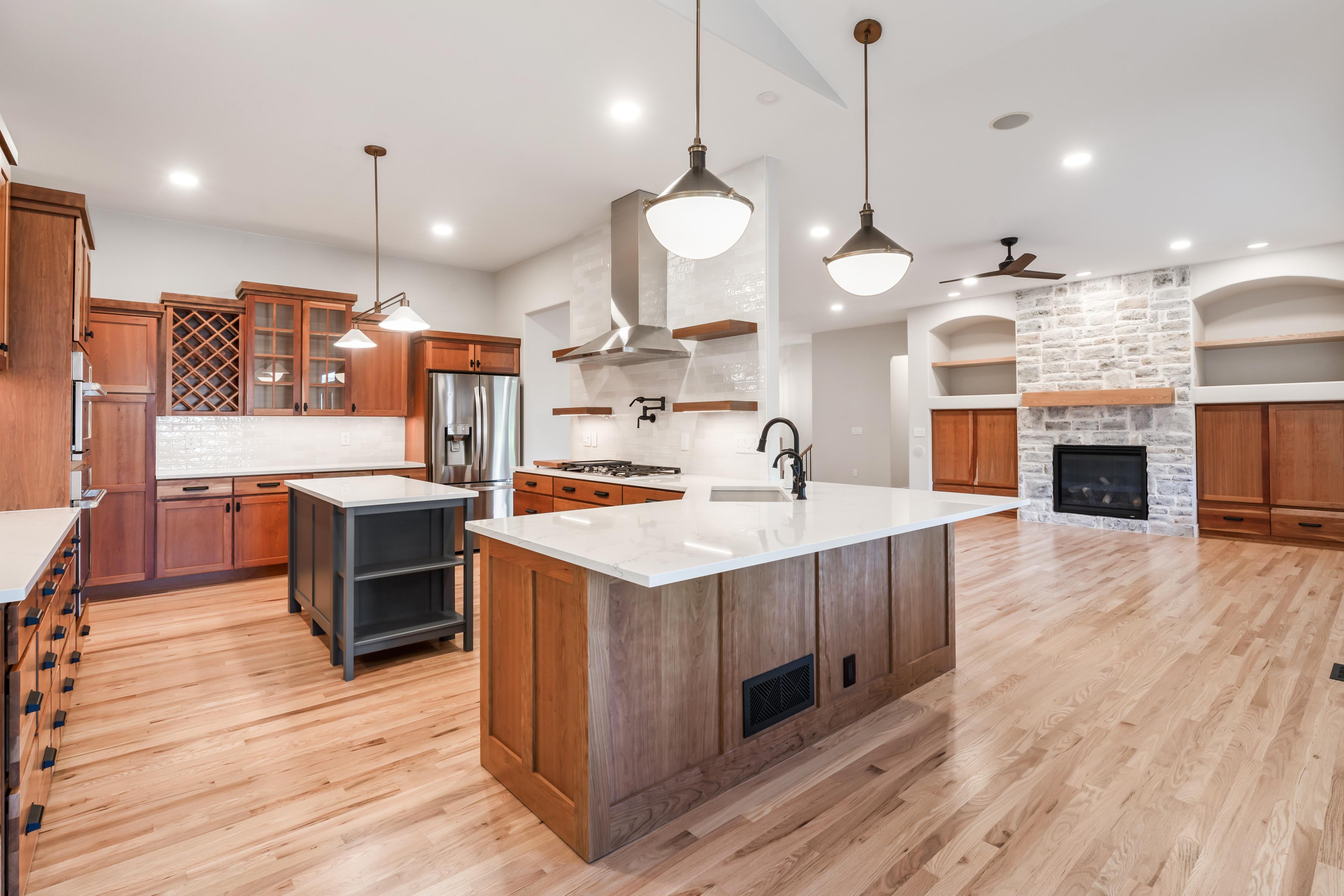 Folsom Home craftsman kitchen with custom cabinetry